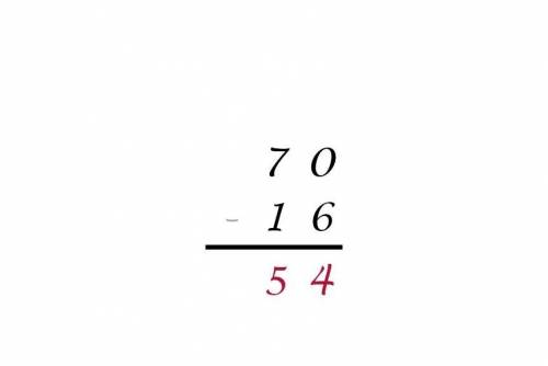 Вычисли столбиком с проверкой 59+14= ,70-16=​