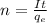 n=\frac{It}{q_e\\}