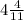 4 \frac{4}{11}