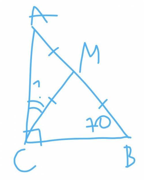 Дан прямоугольный треугольник АВС. Угол С равен 90 градусов, Из вершины С к гипотенузе АВ проведена