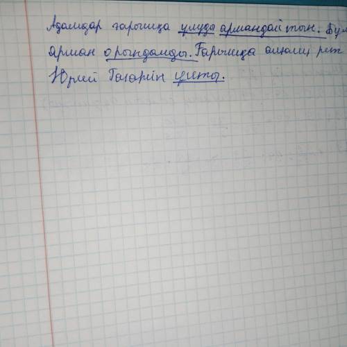 Адамдар гарышка ушуды армандатын. Бул арман орындалды. Гарышка алгаш рет юрии гагарин ушты. Етистикт