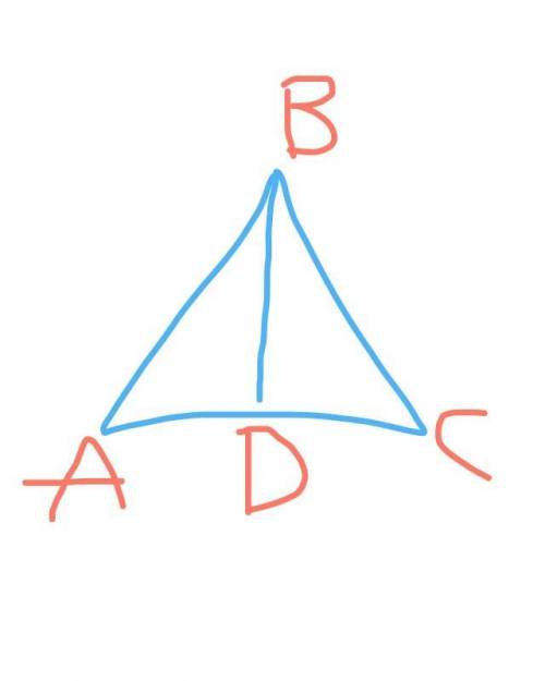 Дан ΔАВС, ВD – высота Доказать: Δ АВD = ΔDВС. Найдите ВD, если ∠ А= 30° , АВ = 24 см.​