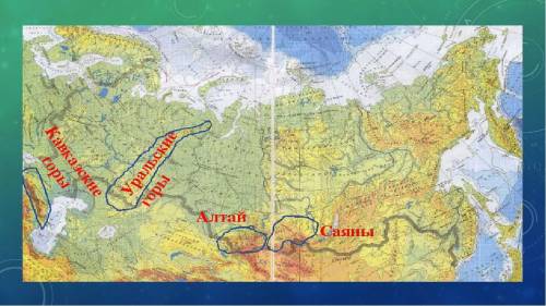 Контурные карты 6 класс 2. обозначь горы: алтай, уральские , кавказские , крымские , саяны, сихотэ-