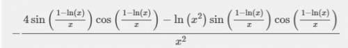 Найти производную: f(x)=sin^2⁡((1-ln⁡x)/x) Найти точки перегиба функции: f(x)=x^4+10x^3-100x+100 Реш