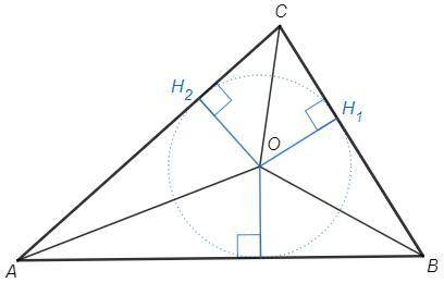 1. Рисунок 743Найти: площадь NOK.2. В треугольнике ABC биссектрисы AA¹ и BB¹пересекаются в точке O.