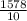 \frac{1578}{10}