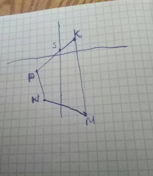 Побудуйте чотирикутник KMNP, якщо координати вершин К(2;2),М(3;-8),N(-2;-6),P(-3;-2).Знайти координа