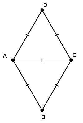 Чи подібні два ромби, якщо у кожного з них сторона дорівнює меншій діагоналі?