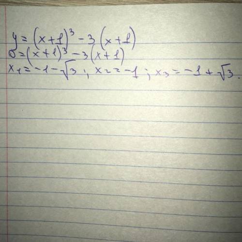 Найдите промежутки выпуклости функции y= (x+1)³-3(x+1)