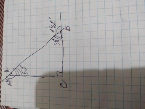 Докажите что треугольник АВС является прямоугольным если внешние углы треугольника при вершинах А и