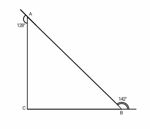 Докажите что треугольник АВС является прямоугольными если внешние углы треугольника при вершинах А и