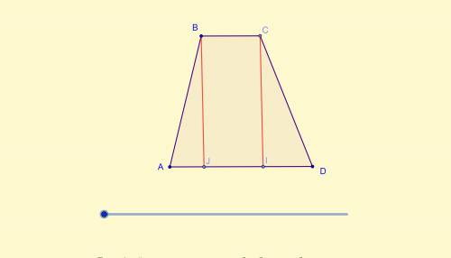 Знайдіть площу рівнобічної трапеції основи якої дорівнюють 14 см і 8см а бічна сторона 5см​