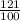 \frac{121}{100}