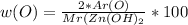 w(O) = \frac{2*Ar(O)}{Mr(Zn(OH)_{2}} * 100% = \frac{2*16}{99} * 100 = 32.3