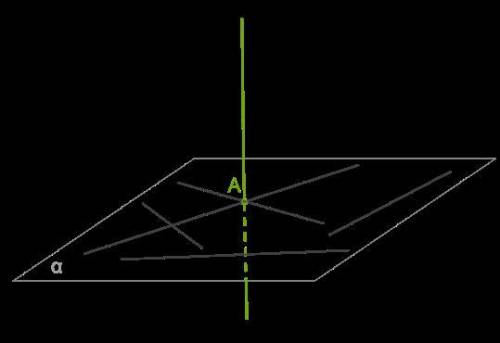 Верно ли утверждение: прямая перпендикулярна к плоскости, если она перпендикулярна к прямой, принадл