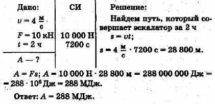 Эскалатор метро движется со скоростью 4 м/с. Сила тяжести, действующая на эскалатор, равна 10 кН. Ка