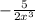 -\frac{5}{2x^3}