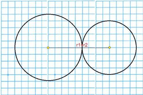 решите Две сферы, диаметры которых равны 4 см и 16 см, имеют внешнее касание. Найдите расстояние ме