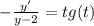 -\frac{y'}{y-2}=tg(t)