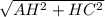 \sqrt{AH^2+HC^2}