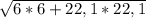 \sqrt{6*6+22,1*22,1}