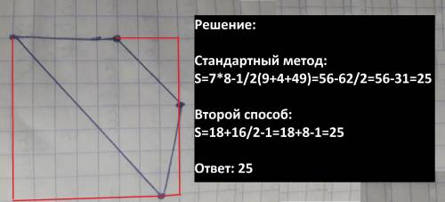 Найдите площадь трапеции изображенной на клетчаткой бумаге с размером клетки 1см×, 1см. ответ дайте