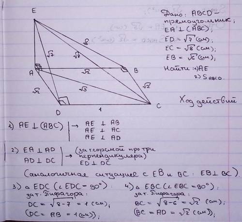 Найдите АЕ. Найдите площадь основания