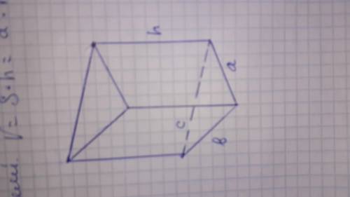 тік бұрышты призманың табанының қабырғалары 10см,17см және 21 смге тең,ал призманың биіктігі 20 см.П