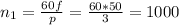 n_1=\frac{60f}{p}=\frac{60*50}{3}=1000