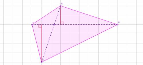 MP и NS – диагонали четырёхугольника MNPS и т.O – точка пересечения его диагоналей. Найти SPOS, если