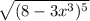 \sqrt{(8 - 3x^{3} )^{5} }