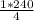 \frac{1*240}{4}