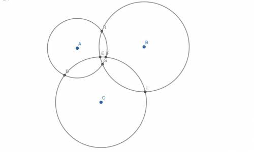 В скольких МАКСИМАЛЬНЫХ точках могут пересекаться 3 окружности ? 1. 6 2. 5 3. 3 4. 7 5. 4 ОТВЕТ С РЕ