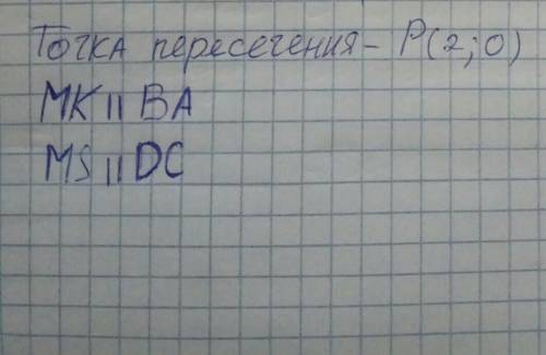 Накресліть на координатній площині відрізки AB i CD такі, що А(1;-2), В(4;4), С(5;-1), D(-1;1). Знай