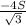 \frac{-4S}{\sqrt{3} }