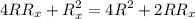 \displaystyle 4RR_x+R_x^2=4R^2+2RR_x