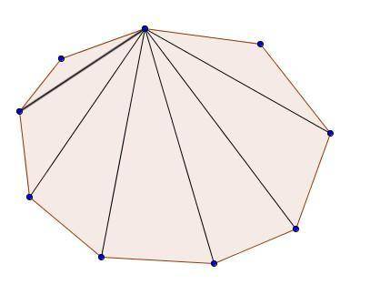 через каждую вершину выпуклого многоугольника проходит 6 диагоналей определите количество сторон мно