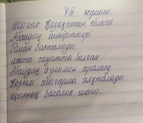 5-тапсырма. Берілген сөздерді тіркестіріп жаз. 21хабарласуАбай ауылыменШығыс ҚазақстанАбайдыңараласу