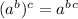 (a^b)^c=a^b^c