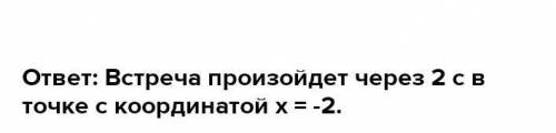 Даны уравнения движений x1=6-4t; x2=4+t. выполните следующие задания применительно к каждому из урав