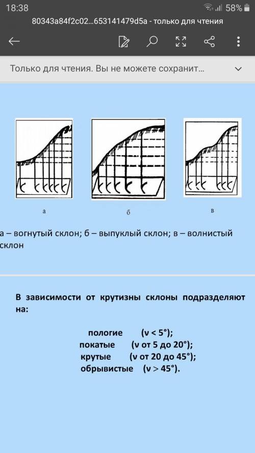 Определите с горизонталей на рисунке восемь крутизну склонов каттатепа ​