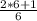 \frac{2*6+1}{6}