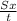 \frac{Sx}{t}