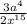 \frac{3a^{4} }{2x^{15} }