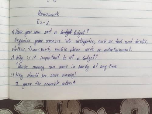 Read the text again and answer the questions. 1.How can you set a budget?2.Why is it important to se