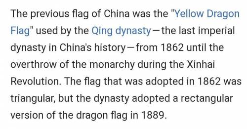 Напиши о китайском флаге на английском​