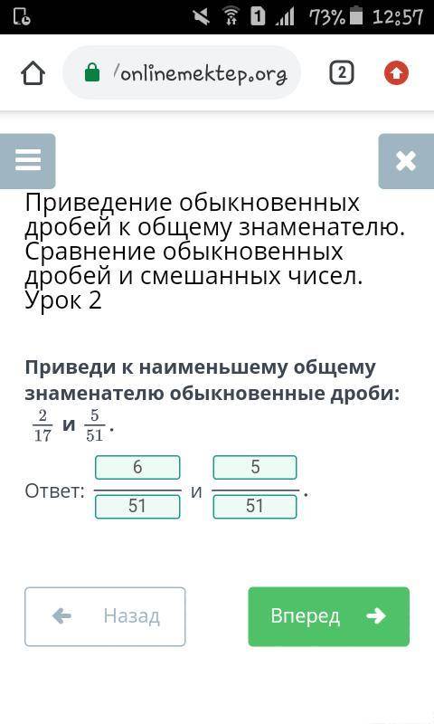 Приведения обыкновенных дробей к общему знаменателю. Приведи к наименьшему общему знаменателю обыкно