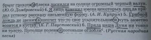 Спишите предложения, расставляя пропущенные знаки препинания. Подчеркните грамматические основы, гра