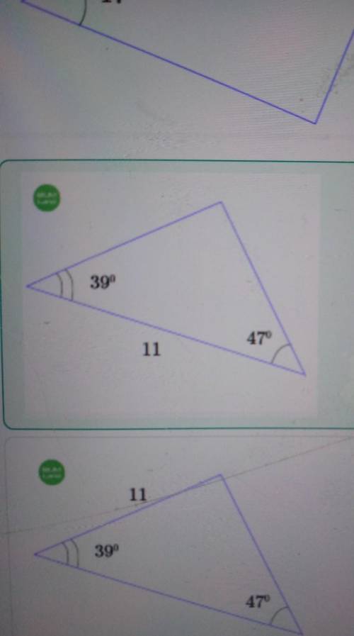 Найди по первому признаку равенства треугольник равный данному мне нужно из 10 , щас отвечу и не пол