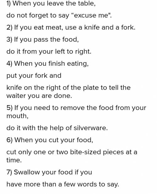 9. Use the correct form of the verbs in the sentences below, Present Simple or Imperative.1) When yo